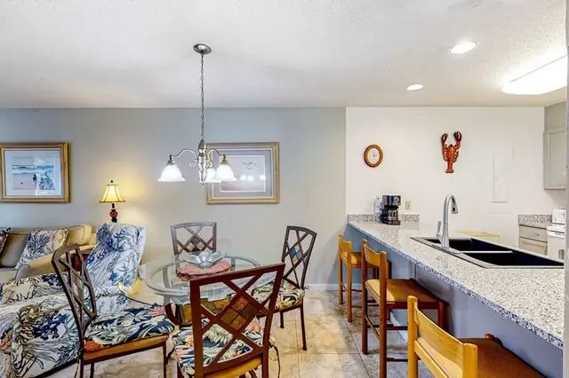 Dining area at The Moorings 37